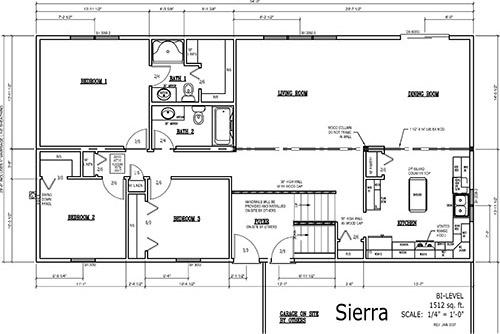 Sierra floor plan. 