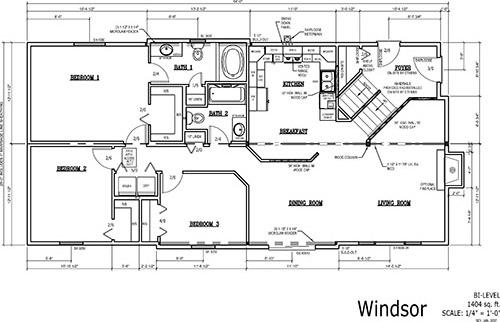 Windsor floor plan. 